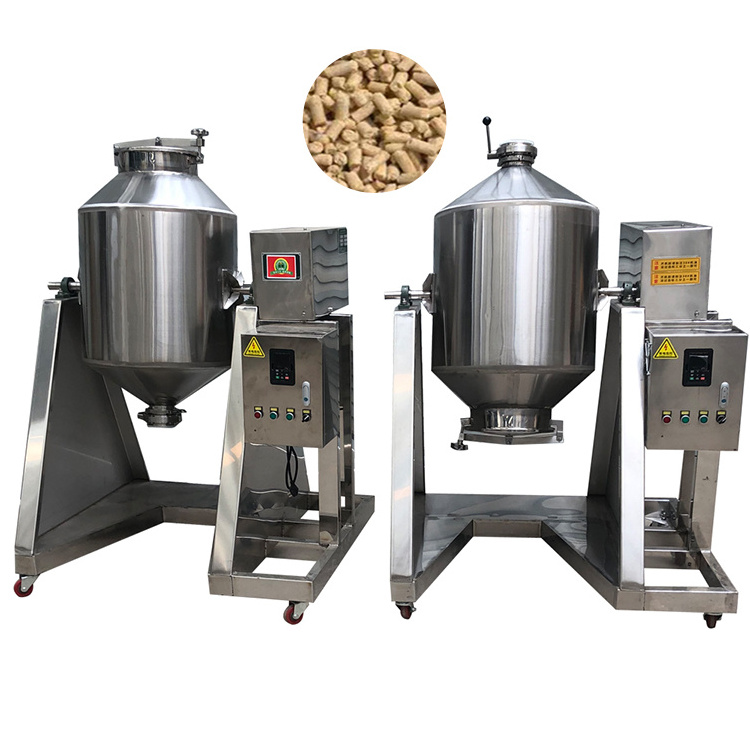 Xianglu stainless steel food grade rotating roller big chemical spice mixing food dry powder rotary machine drum mixer