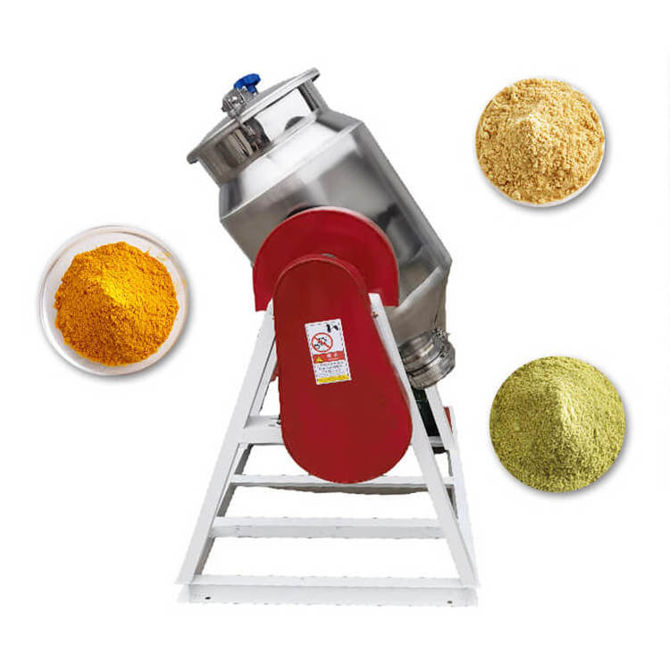 Xianglu stainless steel food grade rotating roller big chemical spice mixing food dry powder rotary machine drum mixer