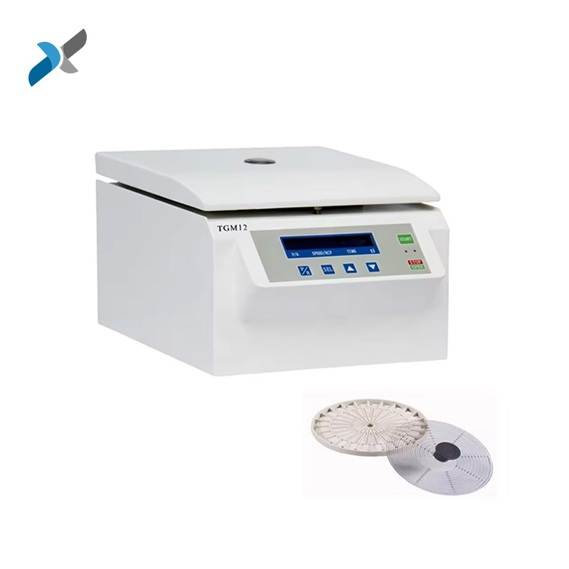 Laboratory Table Top Blood Hematocrit Capillary Centrifuge 12 24 Tubes Micro Hematocrit Blood Centrifuge Machine