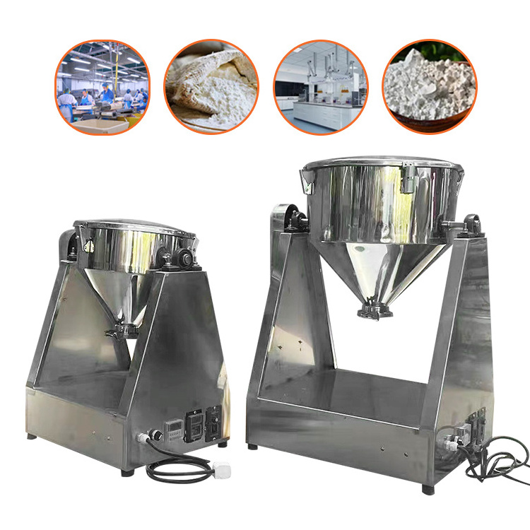 Xianglu Vertical Stainless Steel Powder mixer Rotary Tea Dry Ingredient Spice Mix Machine Blender Food Washing  Drum Mixer