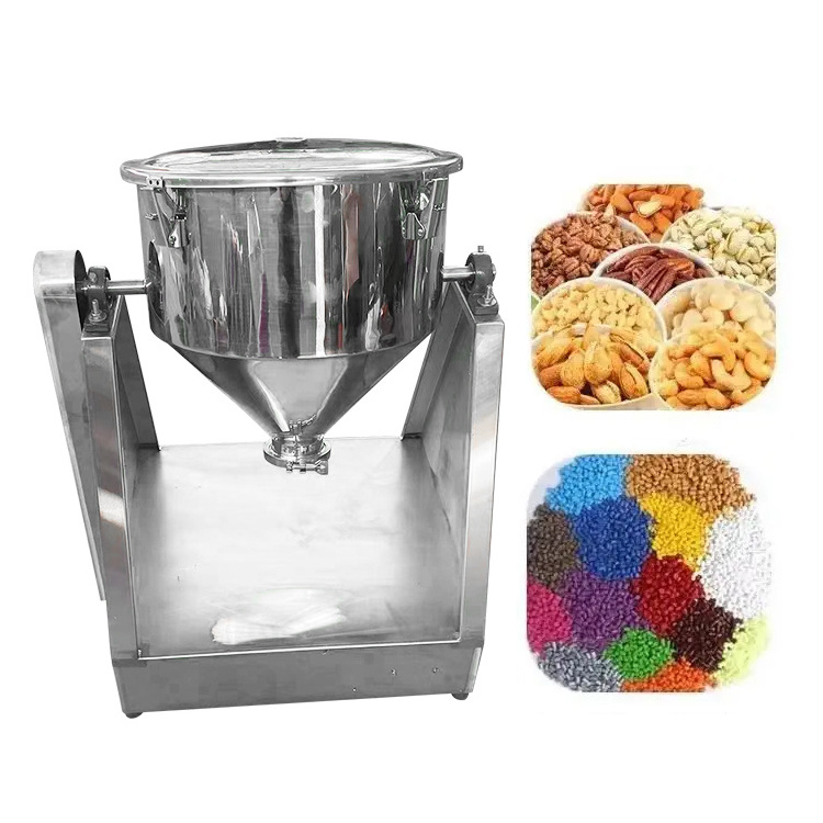 Xianglu Vertical Stainless Steel Powder mixer Rotary Tea Dry Ingredient Spice Mix Machine Blender Food Washing  Drum Mixer