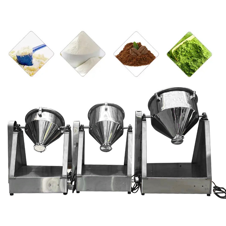 Xianglu Vertical Stainless Steel Powder mixer Rotary Tea Dry Ingredient Spice Mix Machine Blender Food Washing  Drum Mixer