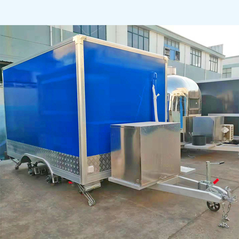 Stainless steel food trailer fast hot dog food truck, and all kitchen mobile ice cream food truck for sale in the United States