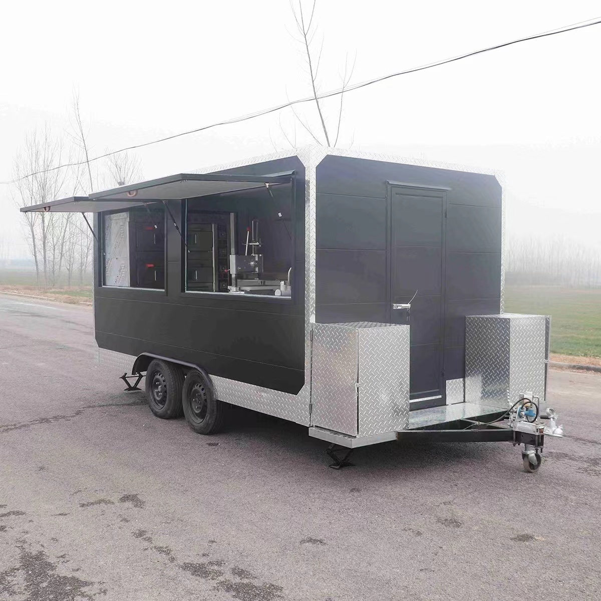 The latest popular coffee bike dog beauty trailer  mobile store  mobile food cart