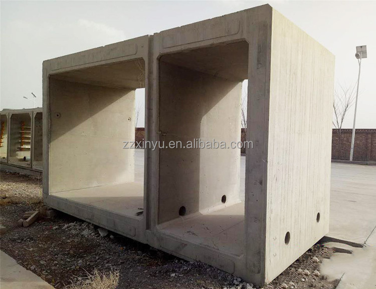 factory price precast concrete box culvert mould, cement block molds for sale