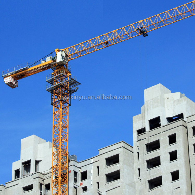 Model types QTZ200 construction hoist flat-top tower crane of sale