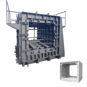 factory price precast concrete box culvert mould, cement block molds for sale