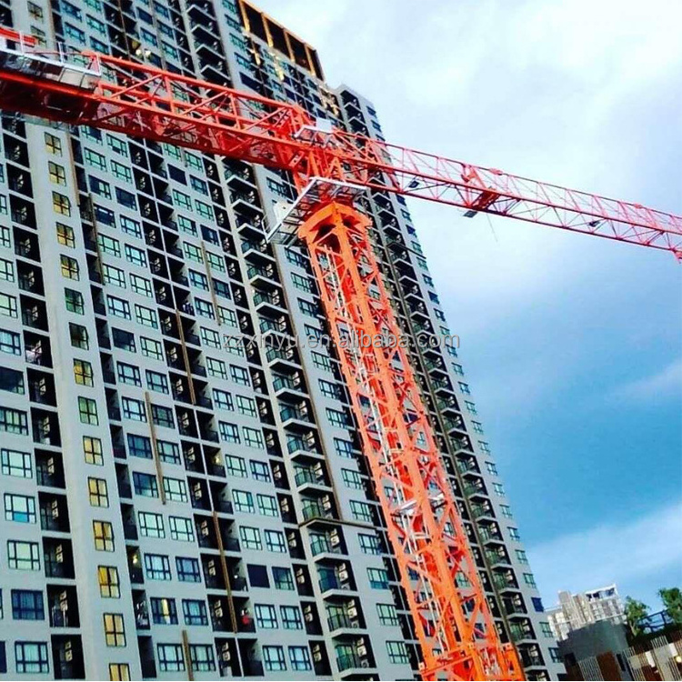 Model types QTZ200 construction hoist flat-top tower crane of sale