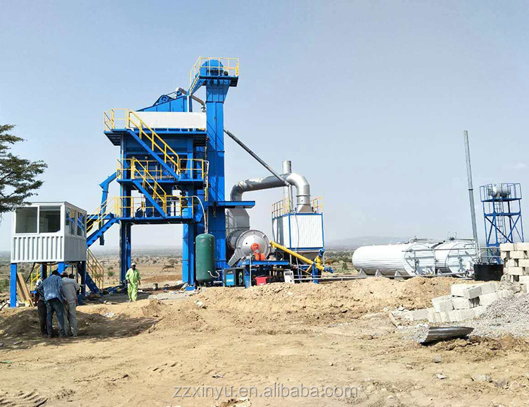 Factory direct batching mix 160Tph portable mobile asphalt plant