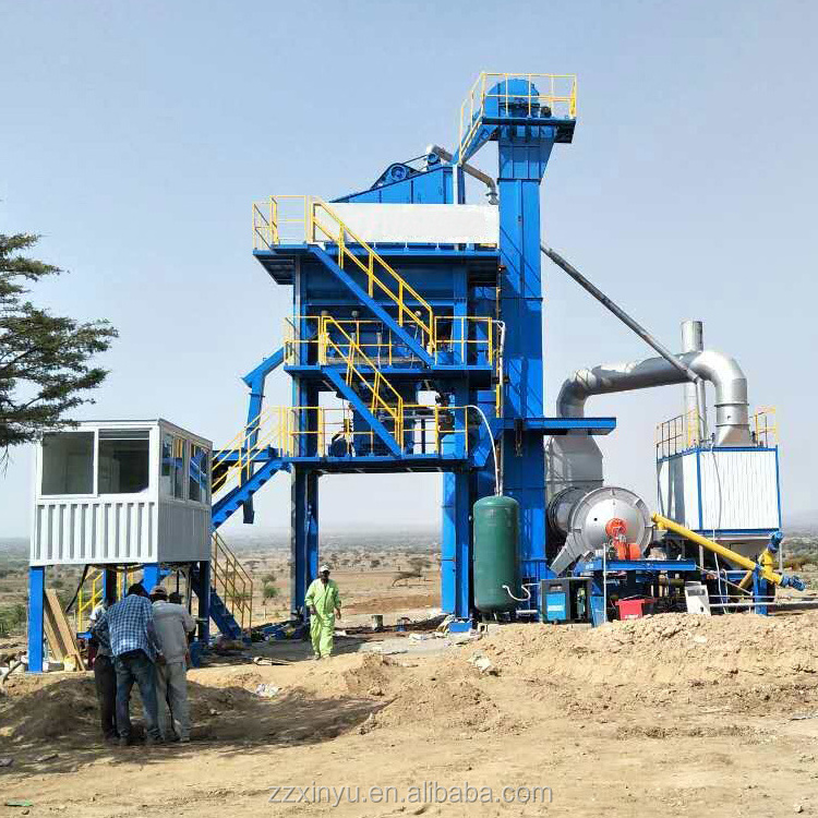 Factory direct batching mix 160Tph portable mobile asphalt plant