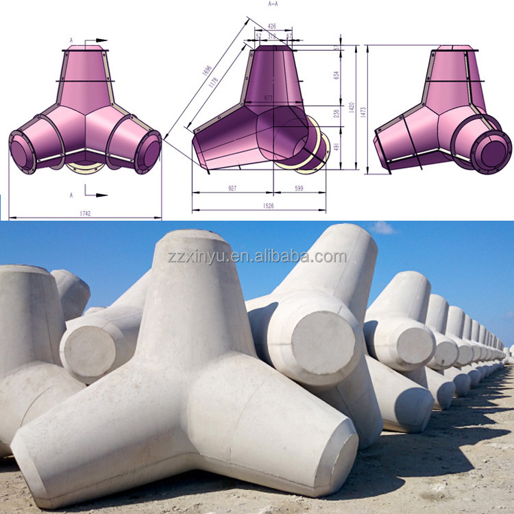 Concrete Column Moulds Tetrapod Forms Concrete Block Moulds