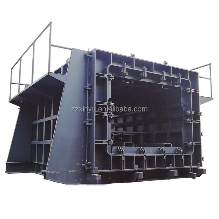 Large square precast concrete box culvert mould prices