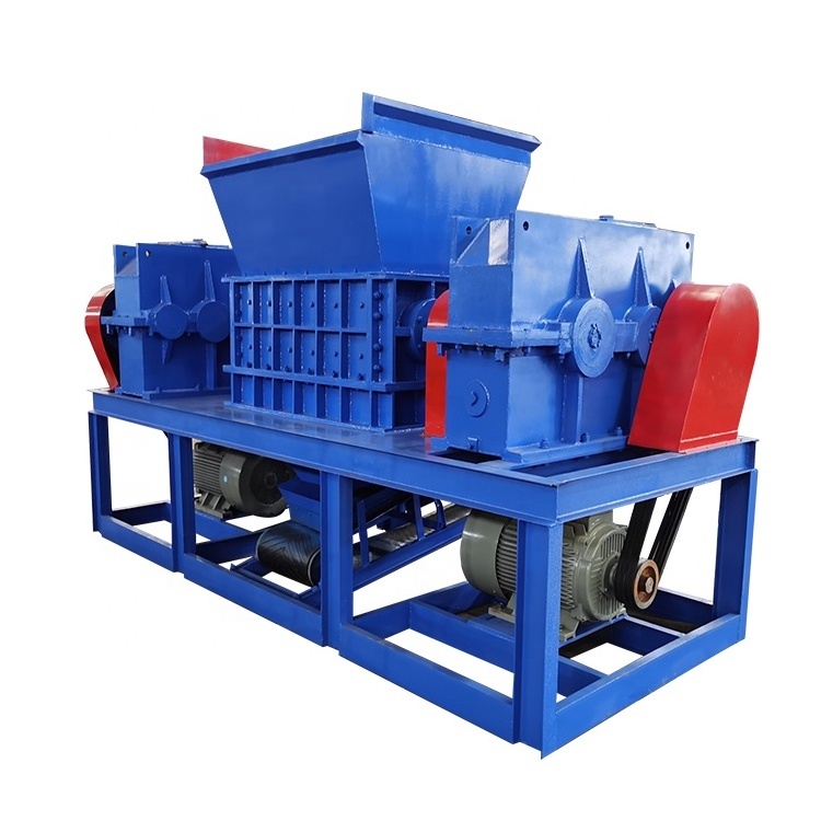 Shredder for cigarette box cardboard cutting machine waste tire recycling machinery