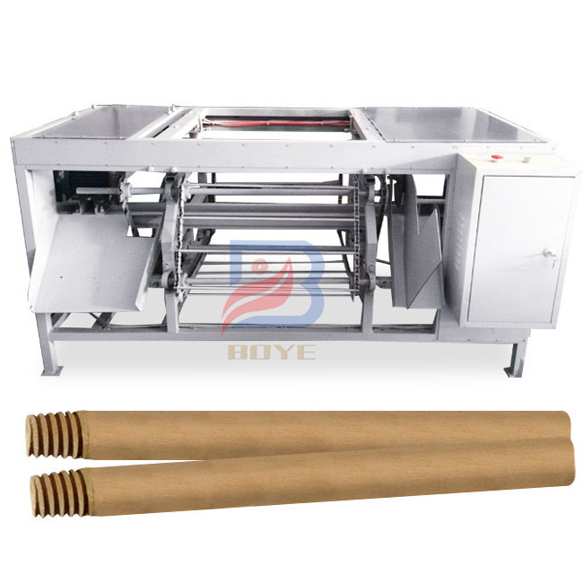 Cheap price  wood thread  machine/wood broom stick making machine  shovel handle round stick machine