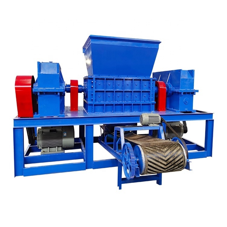 Shredder for cigarette box cardboard cutting machine waste tire recycling machinery