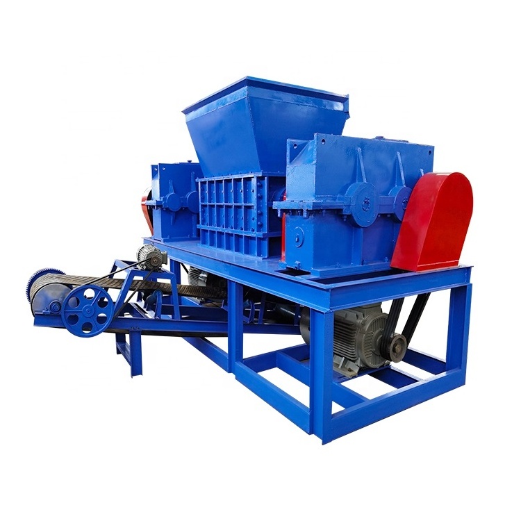 Shredder for cigarette box cardboard cutting machine waste tire recycling machinery