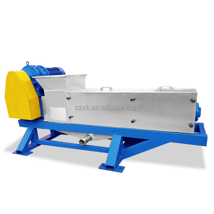 beer grain dewatering machine crushed grapes reduction press food residue dewatering machine/ solid waste compactor