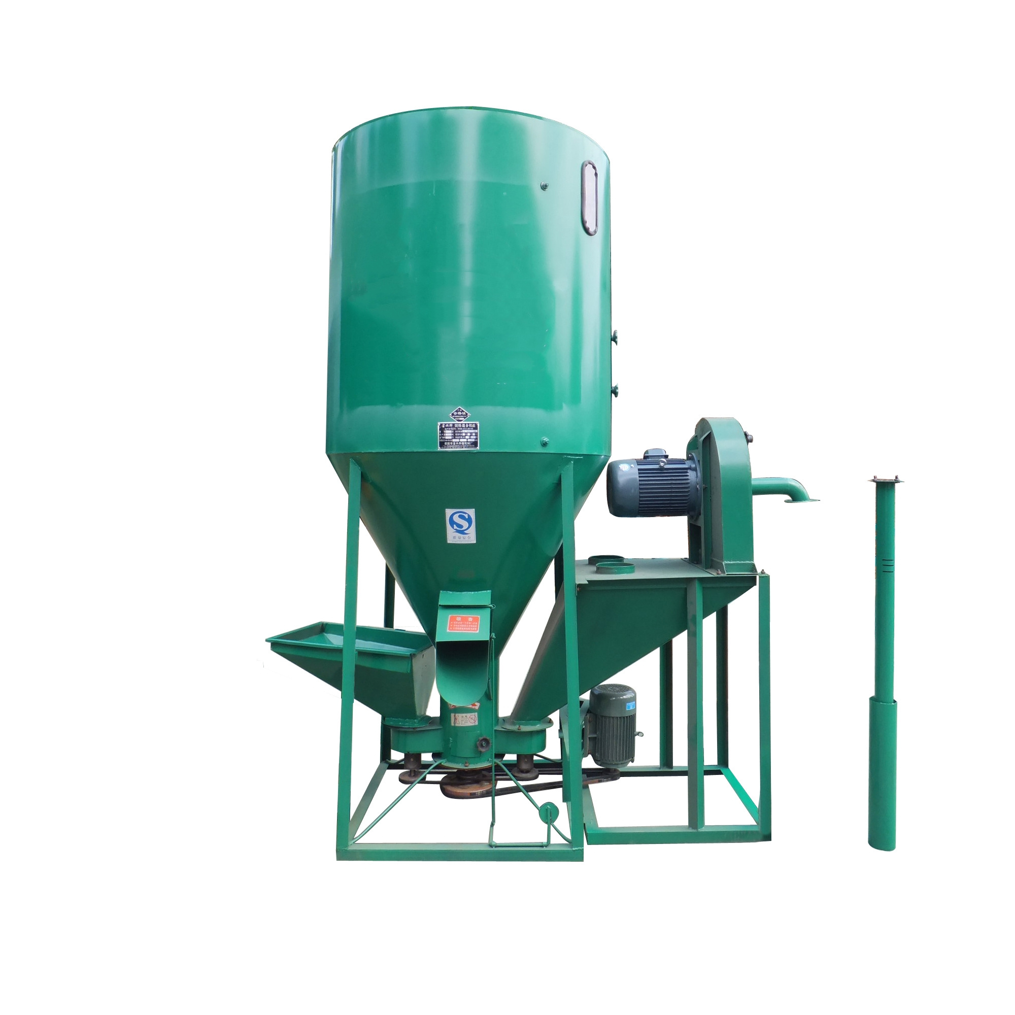 For small farm simple chicken feed making machine feed mix poultry feed grinder and mixer