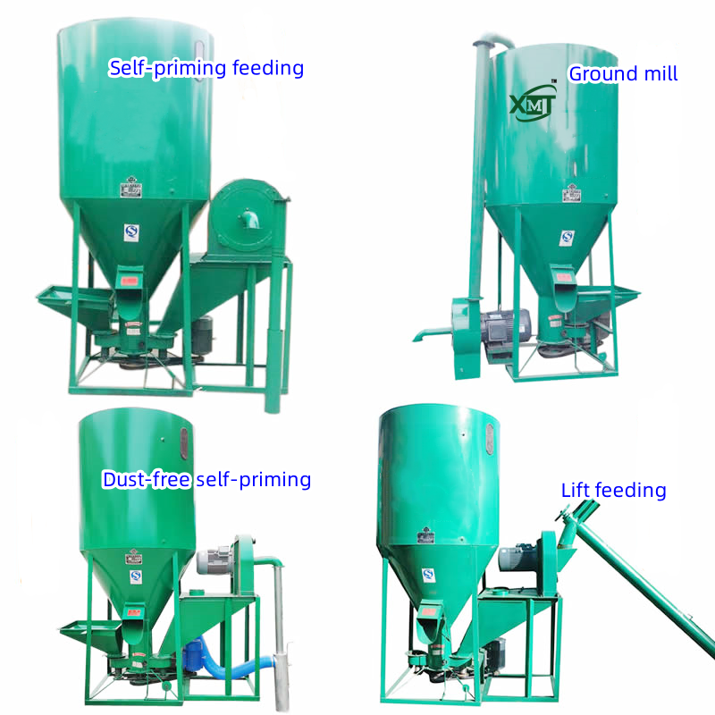 Cattle and Pig Feed Making Machine Poultry Feed Grinding and Mixing Machine Animal Feed Production Line