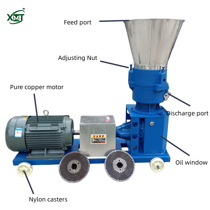 Feed crushing and mixing production line Animal feed pellets machines Cattle and sheep feed pellet machine