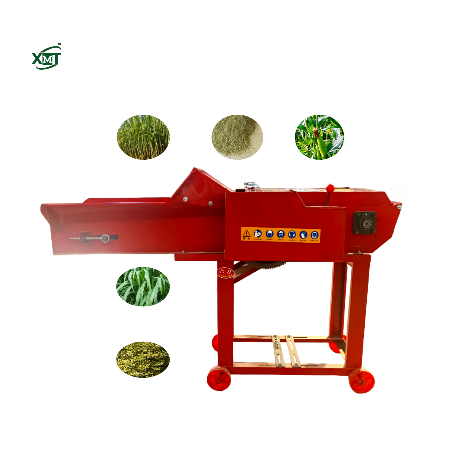 Small farm hay cutter straw silage machine cattle sheep horses and deer feed processing machinery chaff cutter machine