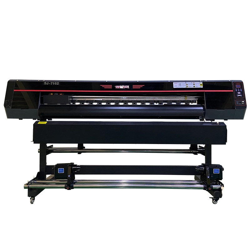 Stormjet 1.6m/1.8m/3.2m size eco solvent printer with single and double head optional XP600/I3200 print head