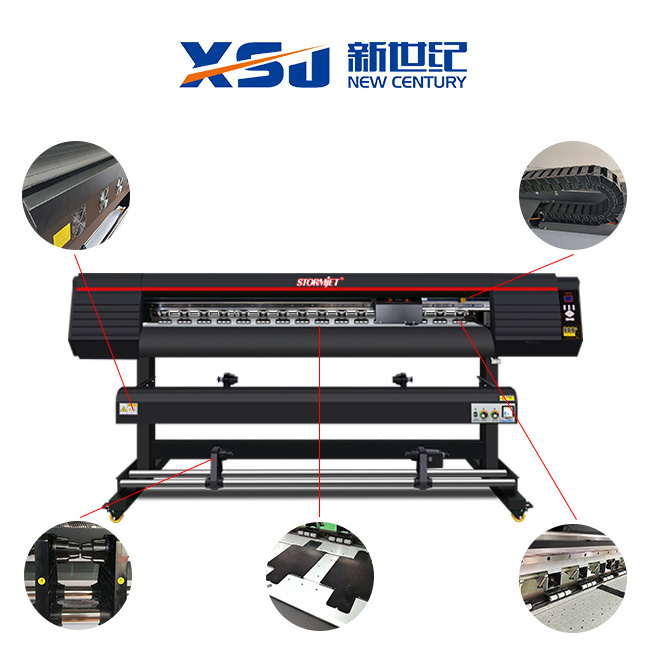 low cost Stormjet SJ7160 eco solvent printer for outdoor printing