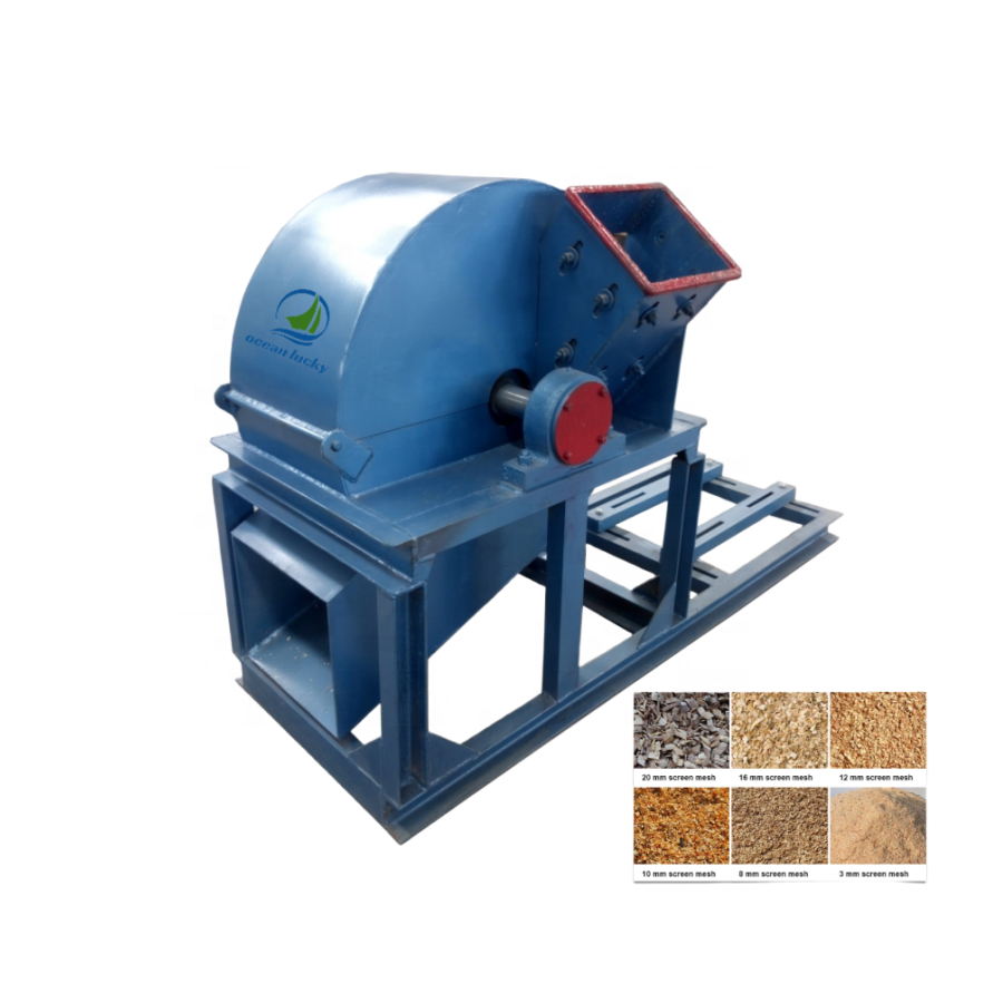 Coconut Shell Grinding Diesel Wood Sawdust Crushing Machine Waste Wood Crusher Machine For Biochar Pellet