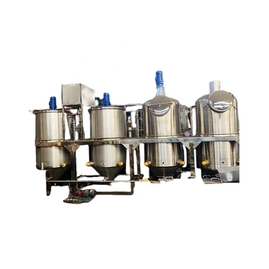 Stainless steel refining machine, peanut rapeseed oil, sesame oil residue and degreasing equipment