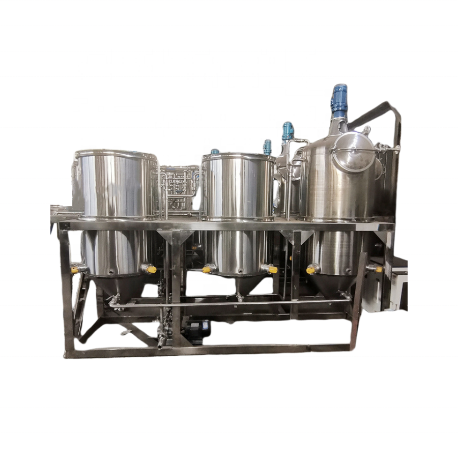 Stainless steel refining machine, peanut rapeseed oil, sesame oil residue and degreasing equipment