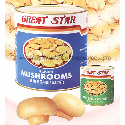 large supply of canned button mushroom 180g