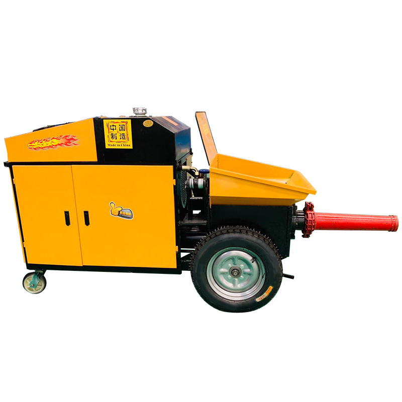 Construction Machinery Concrete Mixer Pump ZS50 Trailer Mounted Electric Diesel Motor Mobile Concrete Pump