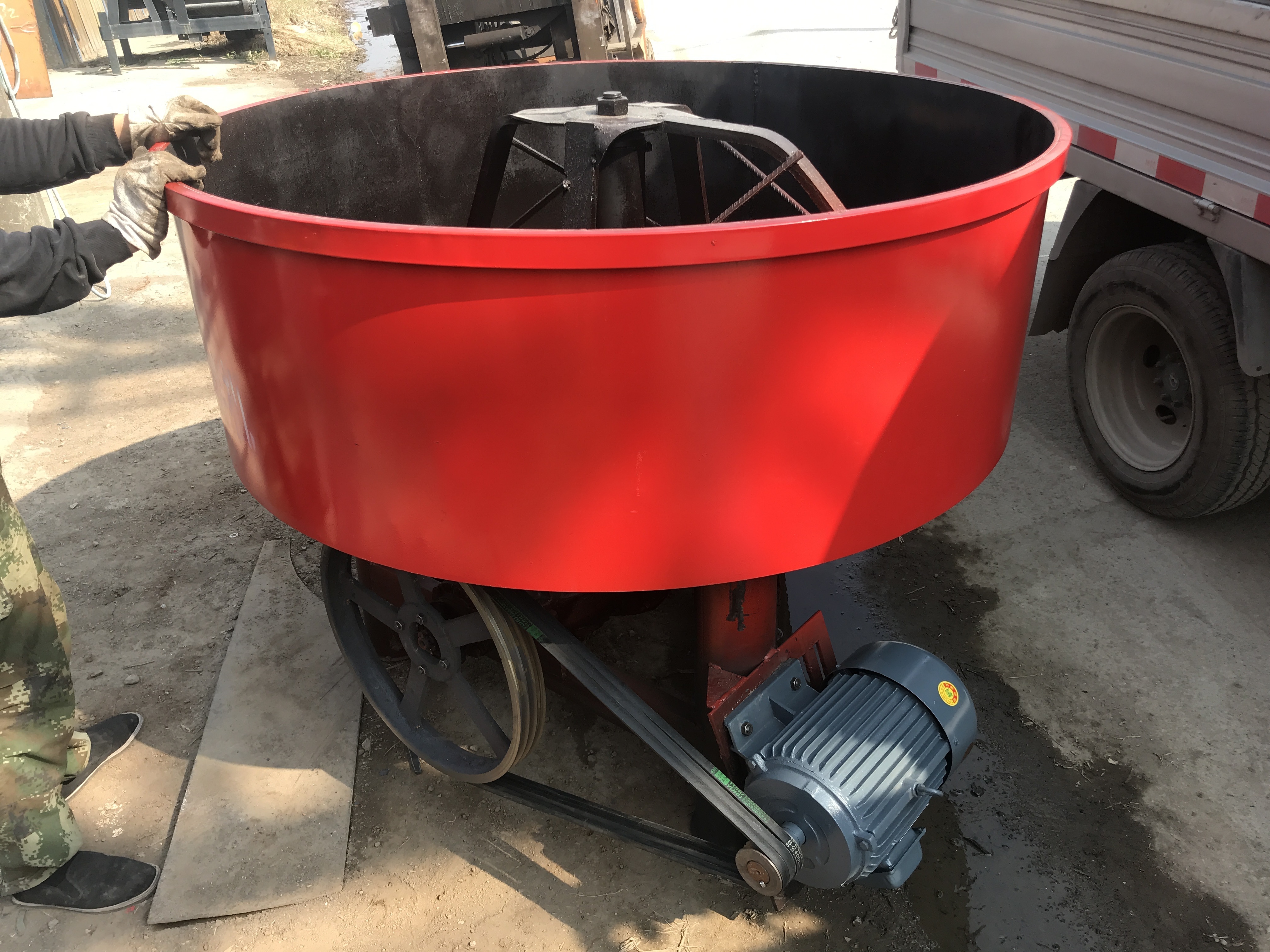 Pan Mixer With Diesel Engine Concrete Pan Mixer Spare Pan Mixer Cement