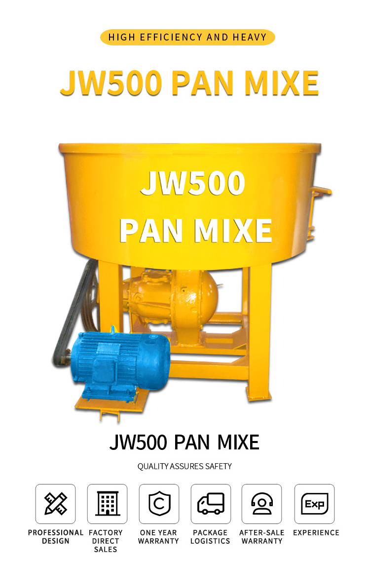 Pan Mixer With Diesel Engine Concrete Pan Mixer Spare Pan Mixer Cement