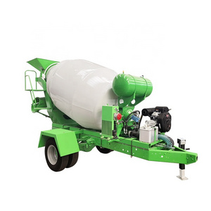 Diesel Engine Bulk Cement Tanker Semi Trailer Mobile Concrete Mixer Tank For Sale