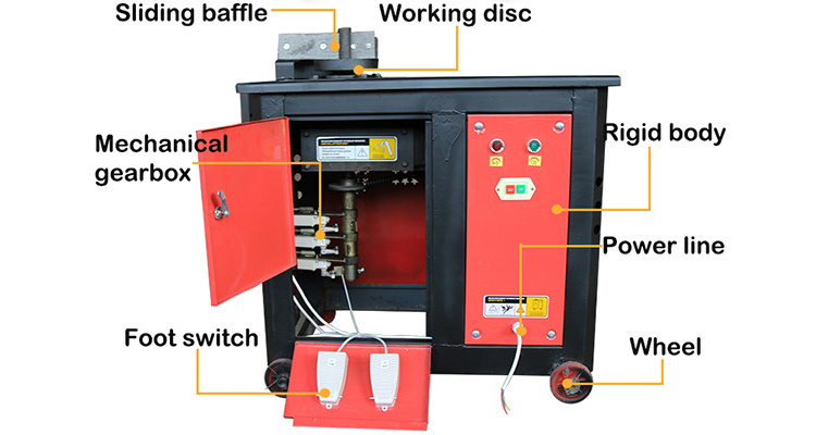 GF28 Stirrup Hoop Bender Automatic Bar Bending Machine Electric Rebar Bending Machine