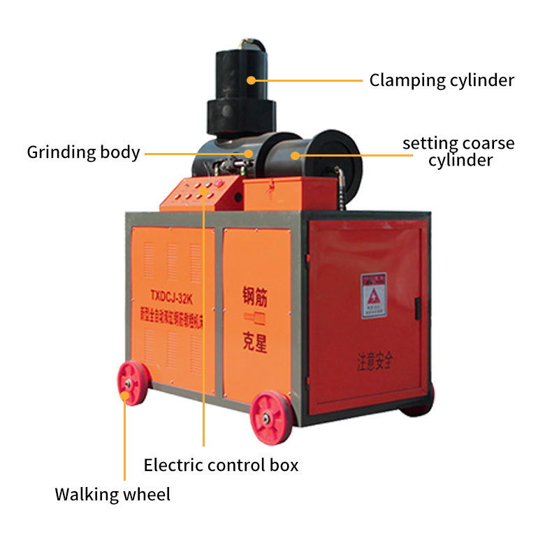 Double Cylinder Rebar Upset Cold Forging Machine Upsetting Machine