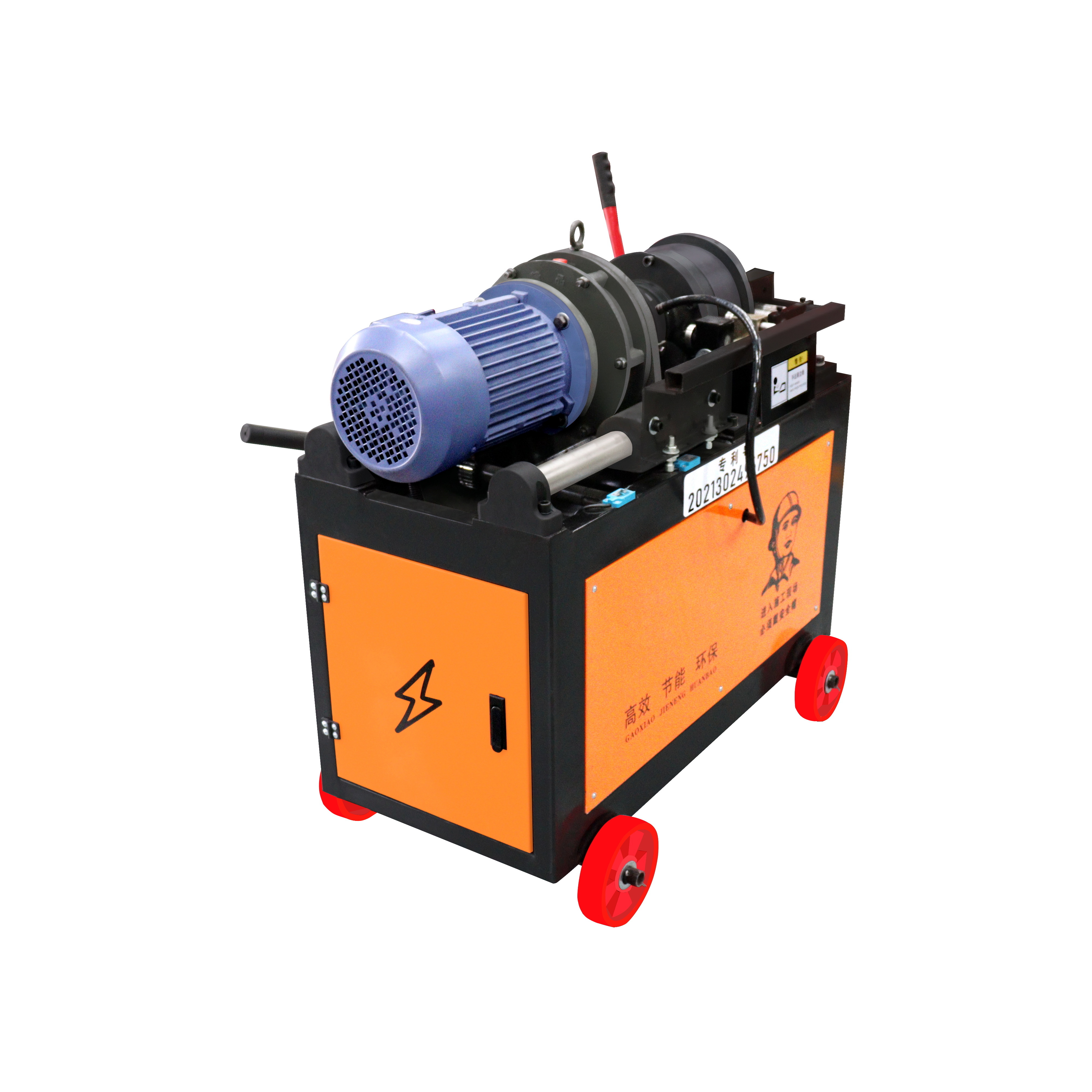 Automatic Small Hydraulic Steel Bar Rebar Rib Peeling Parallel Thread Rolling Machine Manufactured In China