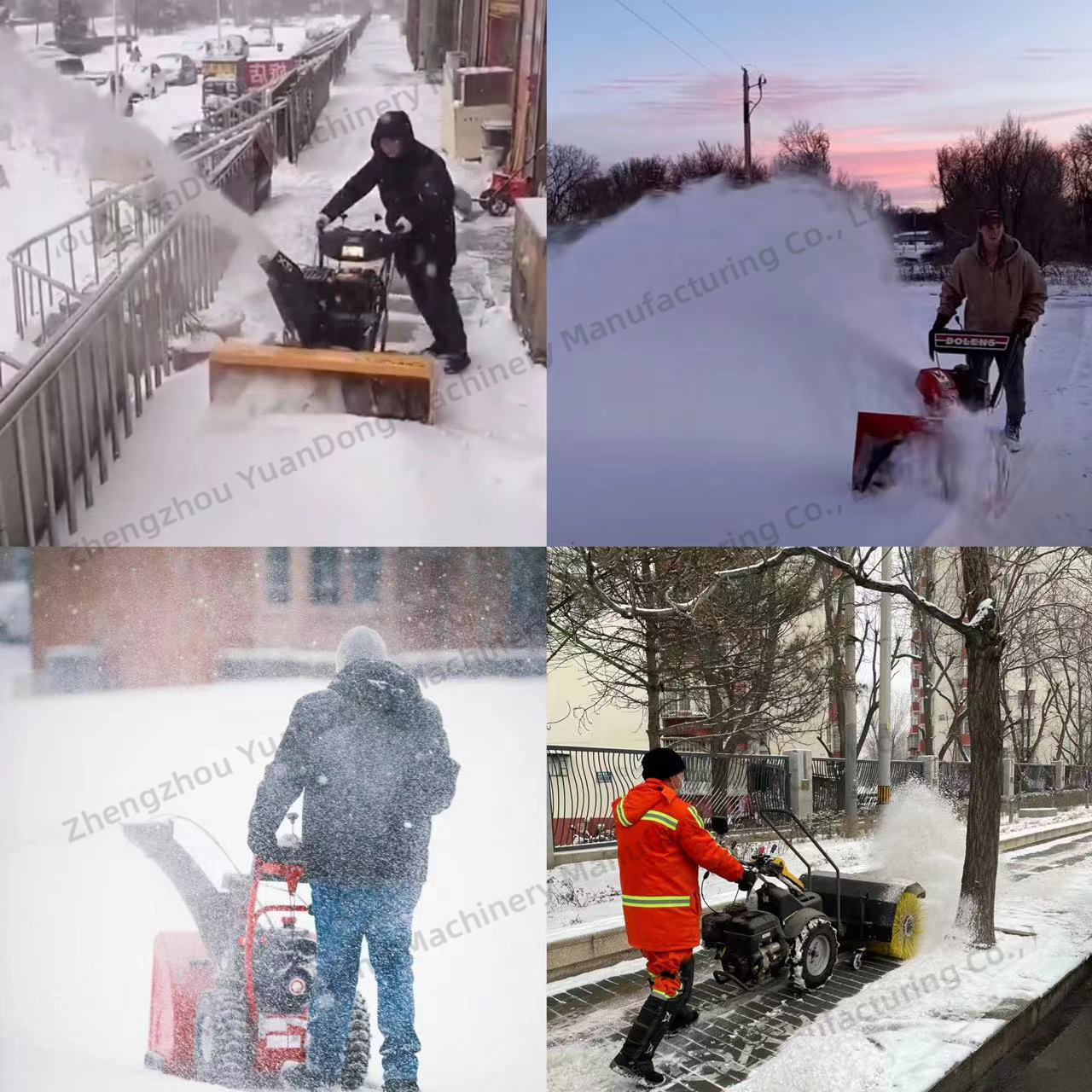 Hand-push Small Snow Removal Equipment Blower Ride On Snow Remover