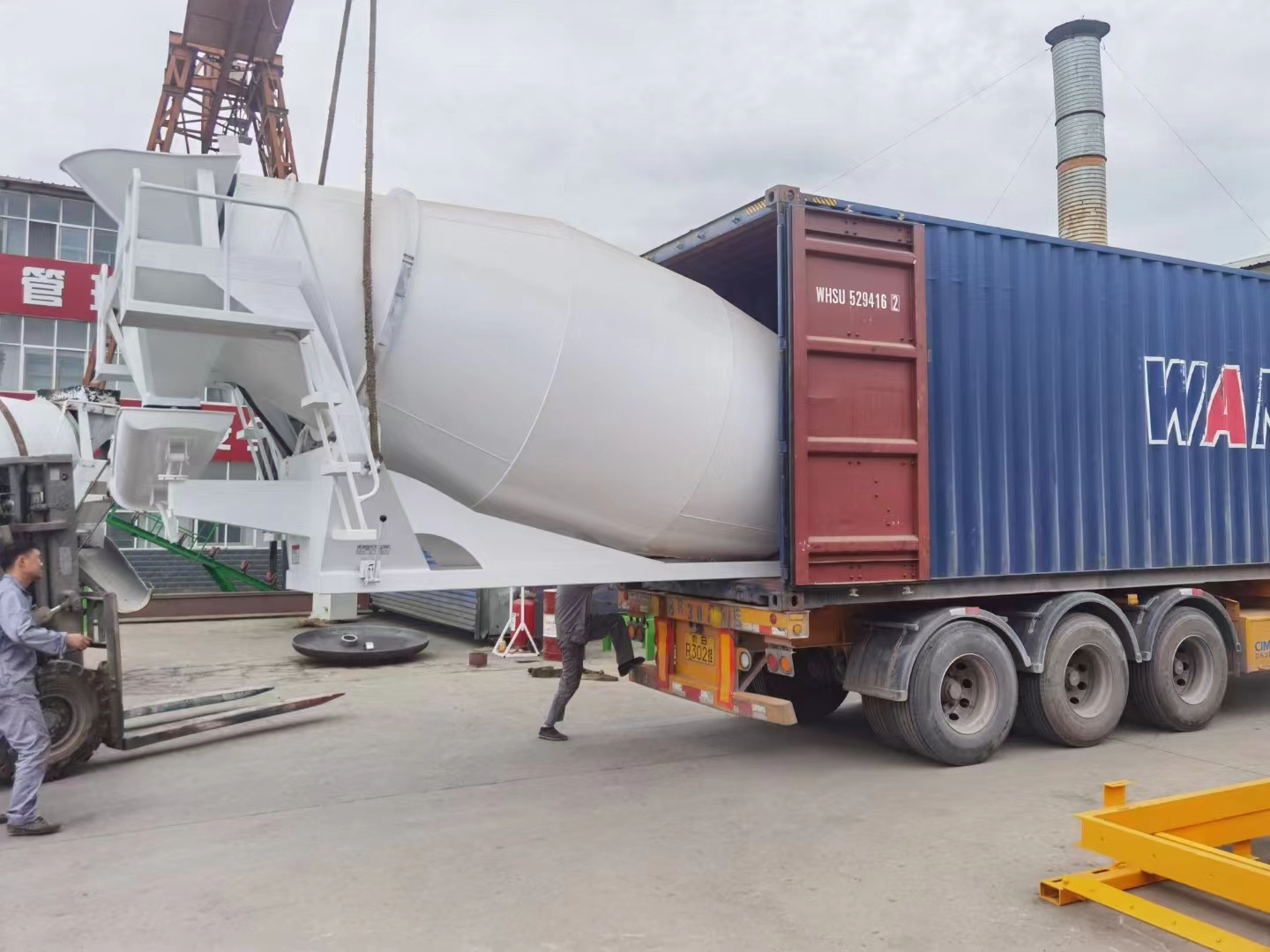 2 Year Warranty Tank With Agitator Mixers Concrete Mixer Truck Movable Concrete Mixer