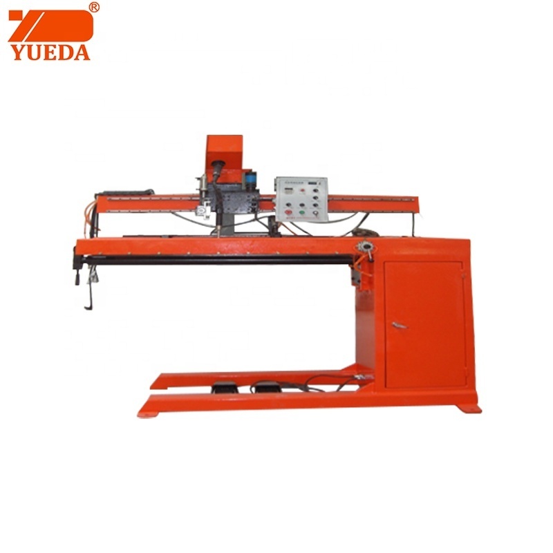 Yueda factory ZF-1000 Longitudinal welding machine/straight seam welding equipment/argon arc steel drum barrel welder