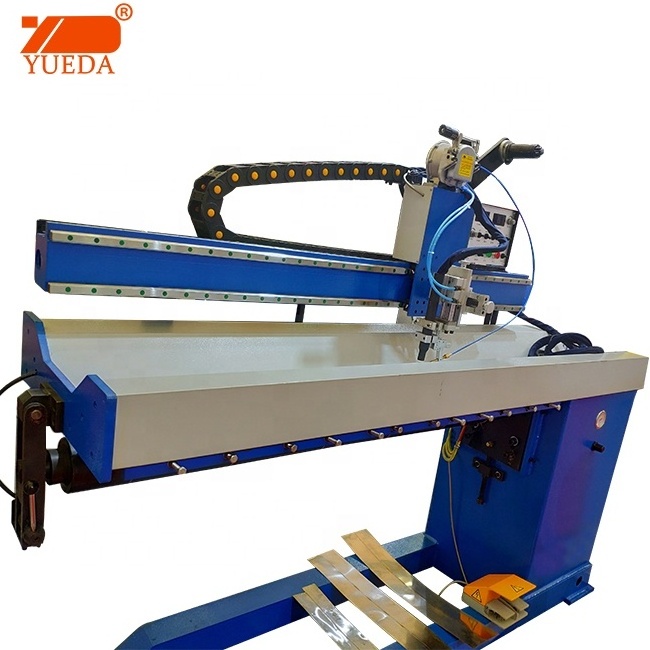 Yueda factory ZF-1000 Longitudinal welding machine/straight seam welding equipment/argon arc steel drum barrel welder