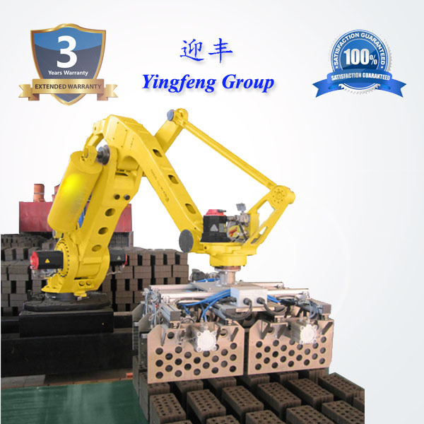 Yingfeng Automatic Clay Brick Stacker Stacking Laying Setting Robot Arm For Brick Machine