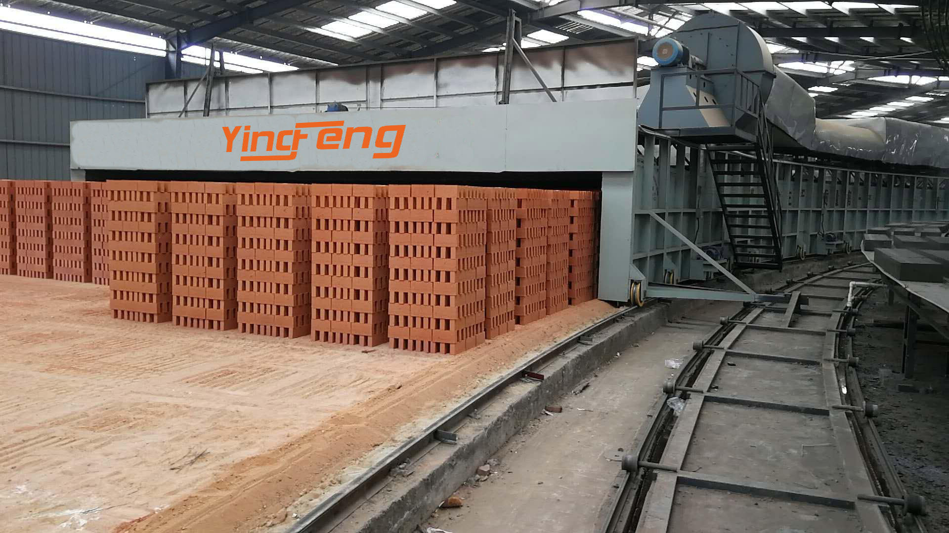 Hot Sale Clay Brick Production Gas Fire  Brick Kiln Tunnel Dryer Oven for making burning bricks