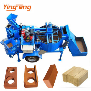 Hot Sale M7mi Twin Automatic Special Interlocking Logo Clay Cement Soil Brick Press Making Machine