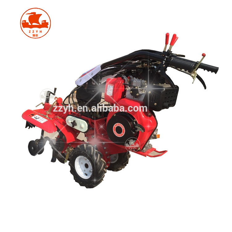 two wheel potato plow with diesel engine