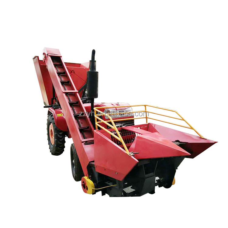 2 row mini small tractor mounted maize sweet corn cob combine harvester machine prices for sale