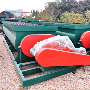 Hot Selling Biomass Granular Cow Dung Fertilizer Double Shafts Mixing Machine