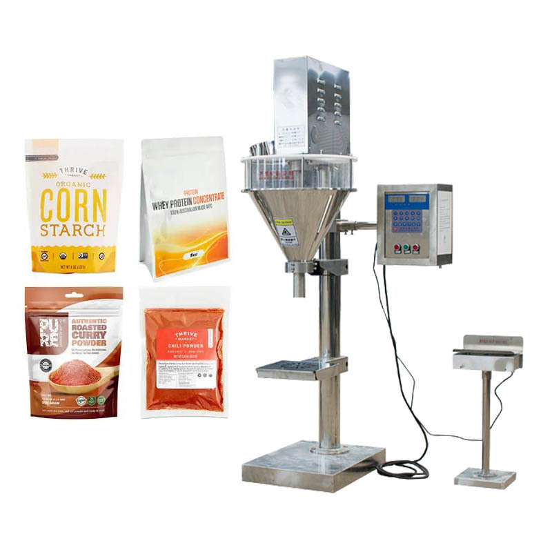 1kg 5kg 10kg Coffee milo sugar double powder filling packing machine for packing grains powder