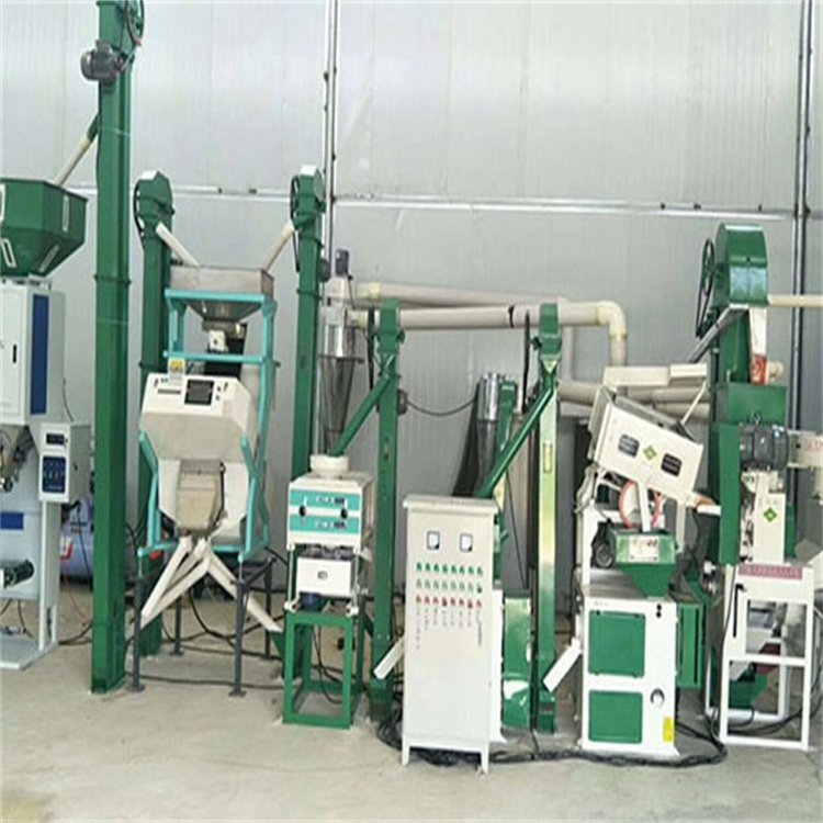 South Korea 20T/A Automatic Combined Parboiled Multi Functional Compact Diesel Rice Milling Machine